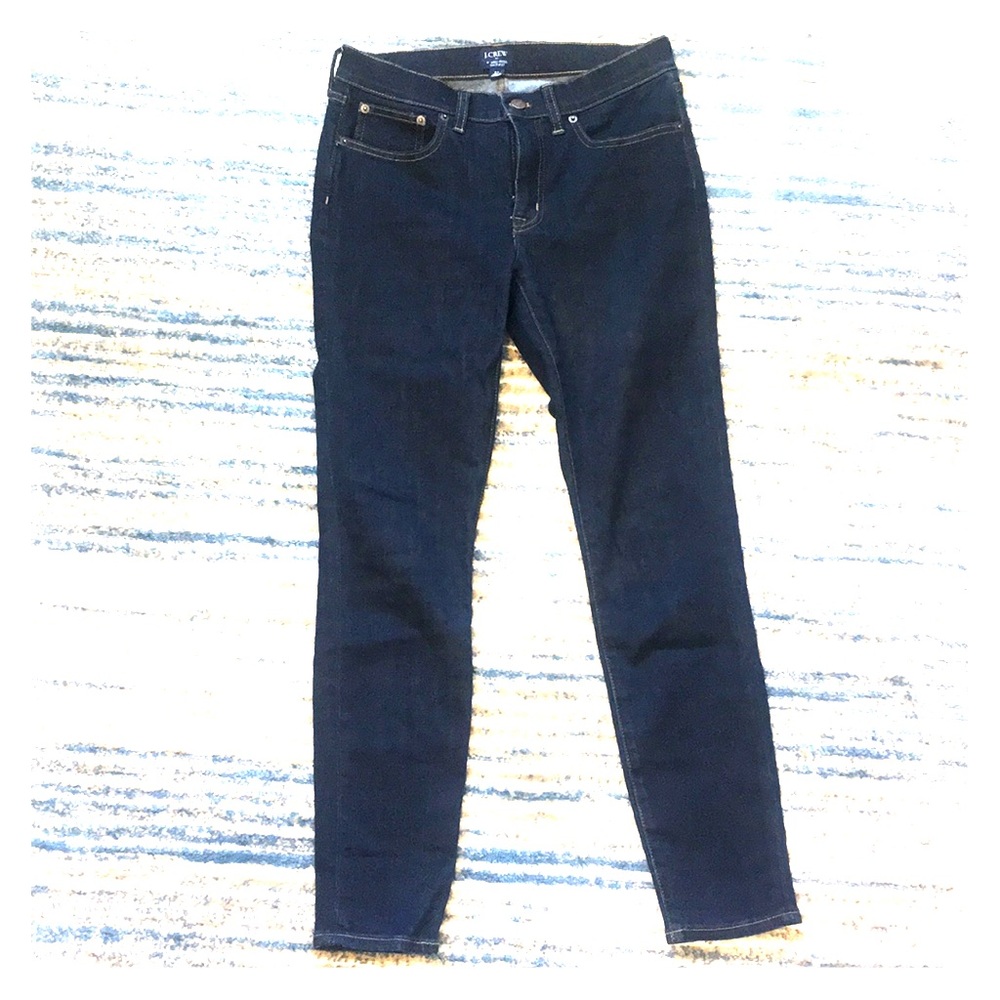 J. Crew 8” Mid-Rise Skinny Jeans